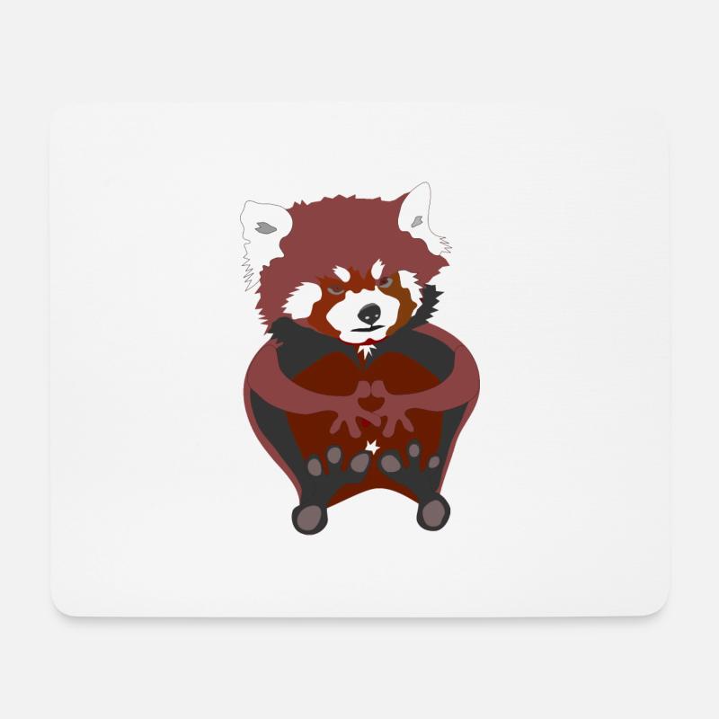 Kleiner Panda - Mousepad (Querformat) - Weiß