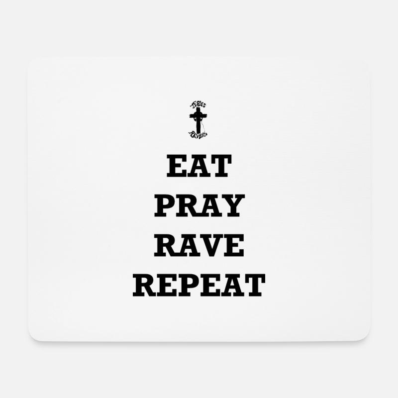 RaveSV - Mousepad (Querformat) - Weiß