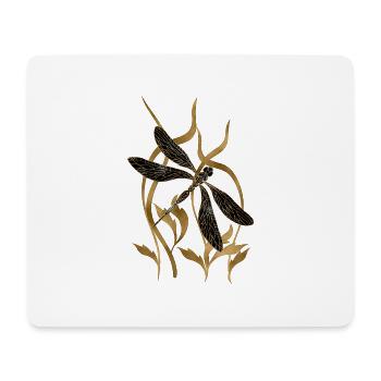 Libellule - Tapis de souris (format paysage) - blanc - Devant
