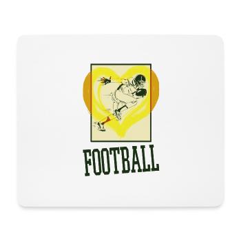 American Football Player Football Player Sports - Mouse Pad (horizontal) - white - Front