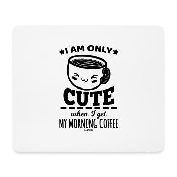 süße Kaffeetasse - Mousepad (Querformat) - Weiß - Vorne