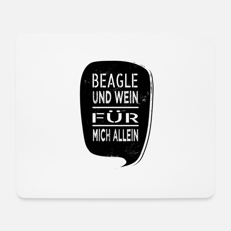cool trinken ich nie no egalite weinschorle - Mousepad (Querformat) - Weiß