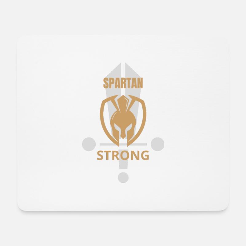 Spartan Strong - Mouse Pad (horizontal) - white