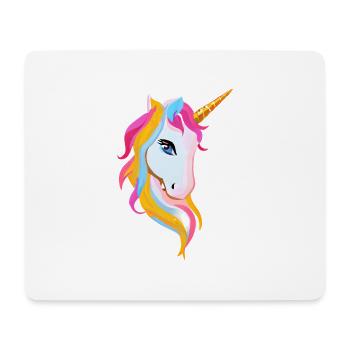 Licorne Animal mythique Licorne Fille Licorne - Tapis de souris (format paysage) - blanc - Devant