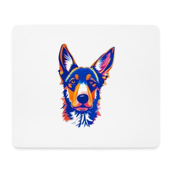 Shepherd Dog Dog Dog Owner Dog Dog Owner - Mouse Pad (horizontal) - white - Front