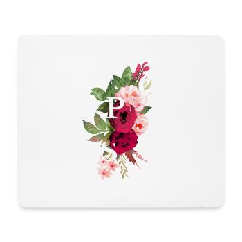 Hopes flowers - Tapis de souris (format paysage) - blanc - Devant