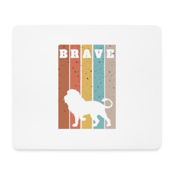 this is to remind you that you are a brave person - Mouse Pad (horizontal) - white - Front