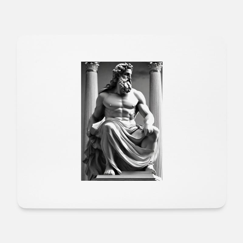 Zeus II - Mousepad (Querformat) - Weiß
