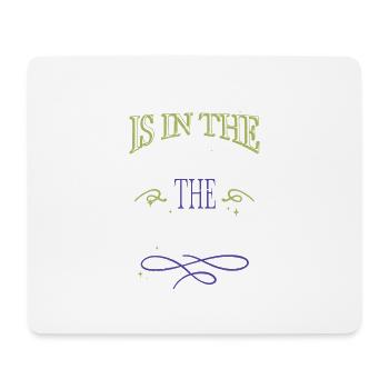 Drôle de menuisier papaDesign Happy Fun Mason - Tapis de souris (format paysage) - blanc - Devant