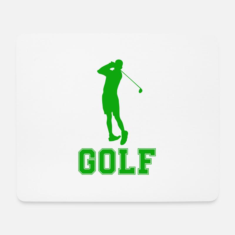 golf - Mousepad (Querformat) - Weiß