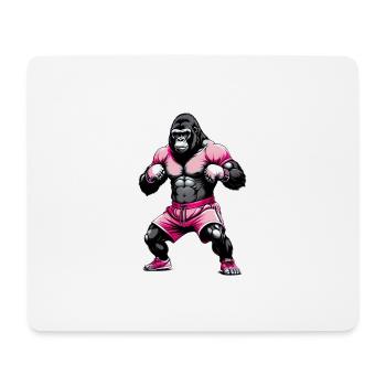 Boxing Gorilla Boxer - Mouse Pad (horizontal) - white - Front