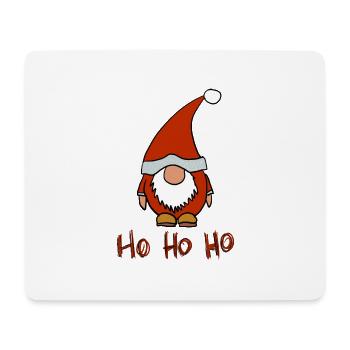 Weihnachtsmann Klein Dick hohoho - Mousepad (Querformat) - Weiß - Vorne