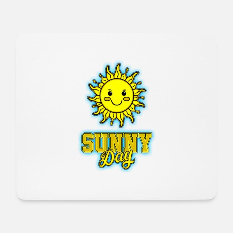 Sunny Day - Mouse Pad (horizontal) - white