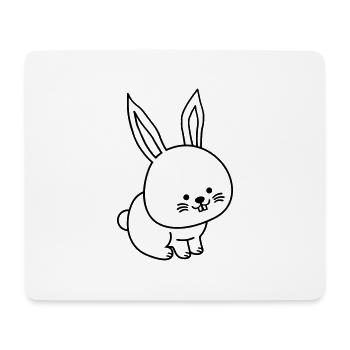 hare - Mouse Pad (horizontal) - white - Front