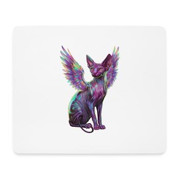Chat Sphynx pour les amoureux des chats - Tapis de souris (format paysage) - blanc - Devant