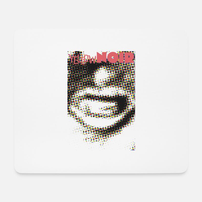 yellowNOIR - Mousepad (Querformat) - Weiß