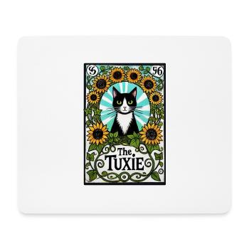 Der Tuxie - Mousepad (Querformat) - Weiß - Vorne
