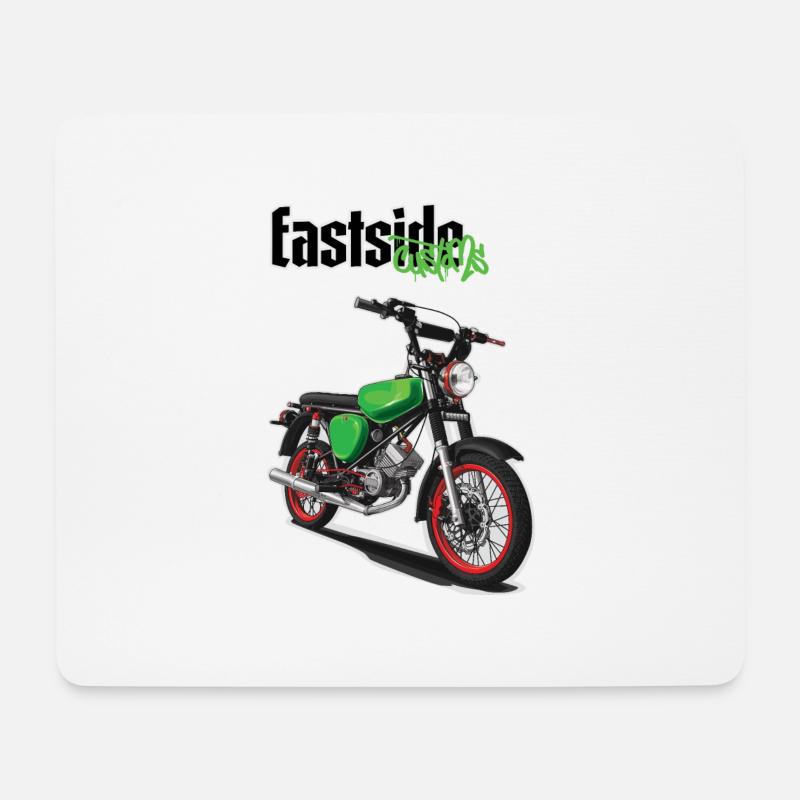 S51 (grün) // Illustration - Mousepad (Querformat) - Weiß