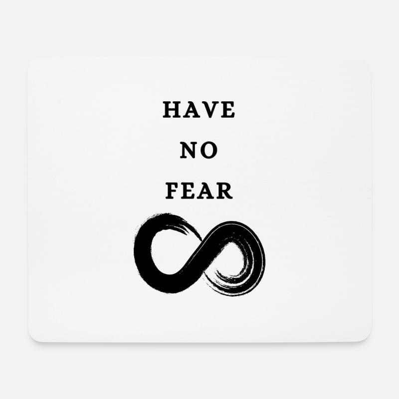 Have no fear - Mousepad (Querformat) - Weiß