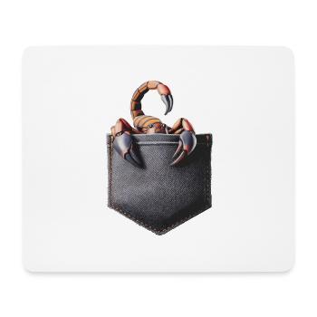 Skorpion - Mousepad (Querformat) - Weiß - Vorne