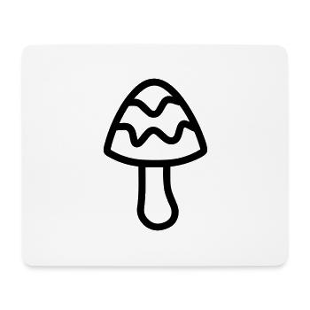 Pilz - Mousepad (Querformat) - Weiß - Vorne