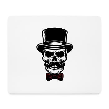 Groom Skull Skeleton - Mouse Pad (horizontal) - white - Front
