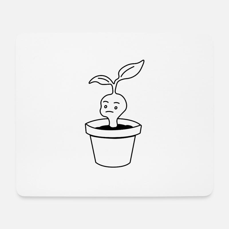 Strange little creature - Mouse Pad (horizontal) - white
