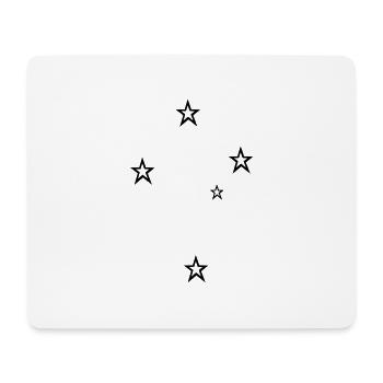 Southern Cross Sterne - Mousepad (Querformat) - Weiß - Vorne