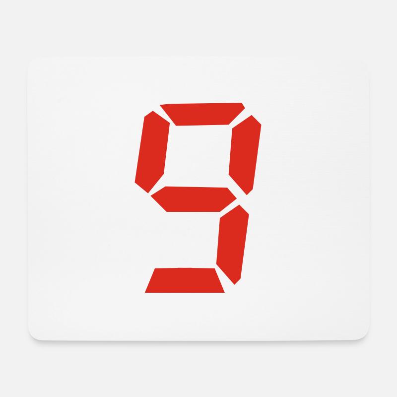 9 - Mousepad (Querformat) - Weiß