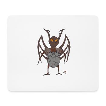 Personnage de concept original - Hollow Knight - Tapis de souris (format paysage) - blanc - Devant