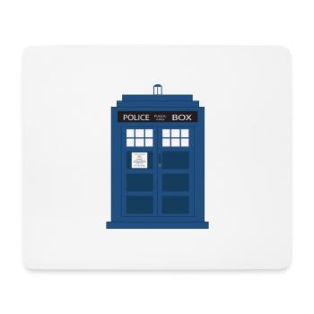 Tardis - Mouse Pad (horizontal) - white - Front