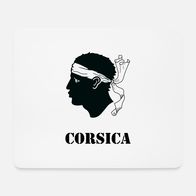 Corsica ! - Tapis de souris (format paysage) - blanc