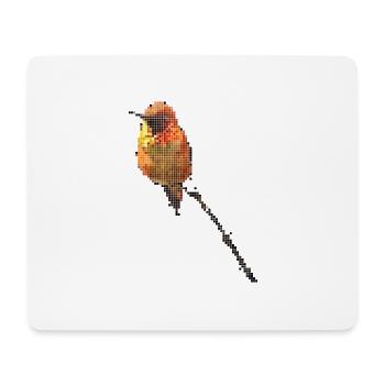 Kolibri Vogel Tier Vögel bunt Kolibris Natur - Mousepad (Querformat) - Weiß - Vorne