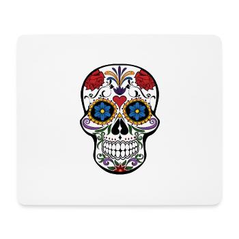 Skull - Mousepad (Querformat) - Weiß - Vorne