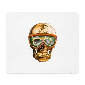 Adrenaline Skull - Mouse Pad (horizontal) - white - Front