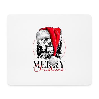 Santa HAVANESER Merry Christmas Hunde Wilsigns - Mousepad (Querformat) - Weiß - Vorne
