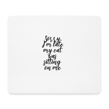 Cat - Mousepad (Querformat) - Weiß - Vorne