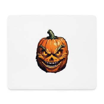 Halloween Pumpkin - Mouse Pad (horizontal) - white - Front
