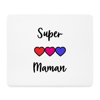 SUPER MOM - Mouse Pad (horizontal) - white - Front