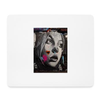 Urban Art - Mousepad (Querformat) - Weiß - Vorne