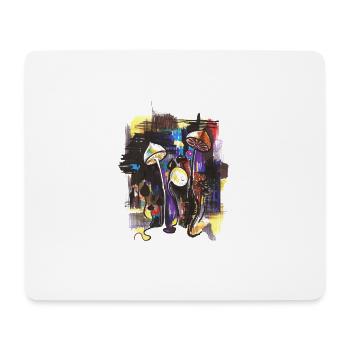 Alles ist miteinander verbunden - Mousepad (Querformat) - Weiß - Vorne