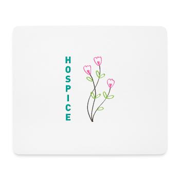 Hospice Helping Others Simple Into Calm Eternity - Mousepad (Querformat) - Weiß - Vorne