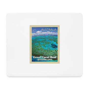 Great Barrier Reef - Mousepad (Querformat) - Weiß - Vorne