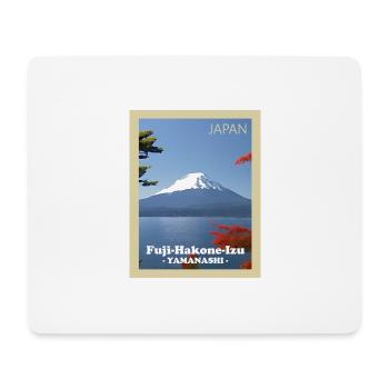 Japans Mount-Fuji-Nationalpark - Mousepad (Querformat) - Weiß - Vorne