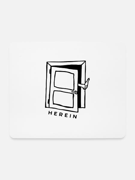 herein - Mousepad (Querformat) - Weiß