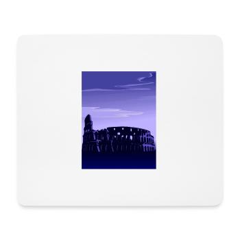Colisée / Colisée au coucher du soleil - Rome antique, Italie - Tapis de souris (format paysage) - blanc - Devant