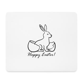 HAPPY EASTER two - Mousepad (Querformat) - Weiß - Vorne