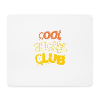 Cooler Onkel Club Bald Onkel Lustiger Spruch - Mousepad (Querformat) - Weiß - Vorne