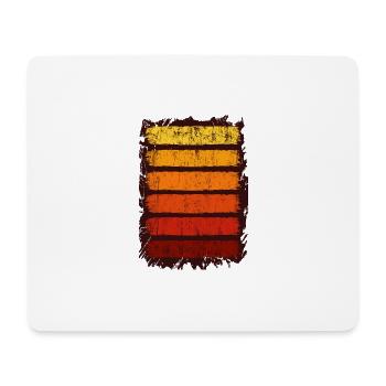 Trendy Abstract Design Pattern Geometric Gift - Mouse Pad (horizontal) - white - Front