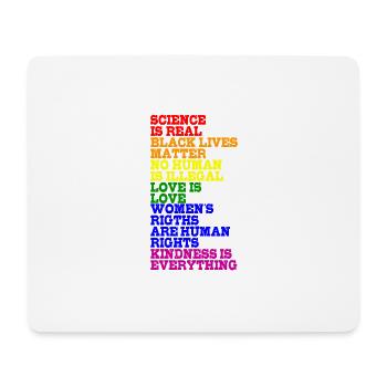 Women Right Liebe LGBT Pride Regenbogen Geschenk - Mousepad (Querformat) - Weiß - Vorne
